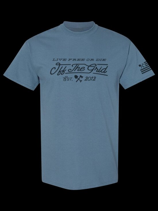 Off The Grid Surplus Other - Off The Grid Surplus A Train Tee Shirt - Indigo Blue